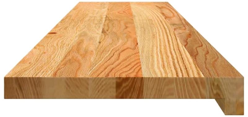 vidaXL Πατάκια Σκάλας 8 τεμ. Ανοιχτό Καφέ 110x30x2 cm Ξύλο Δρυός