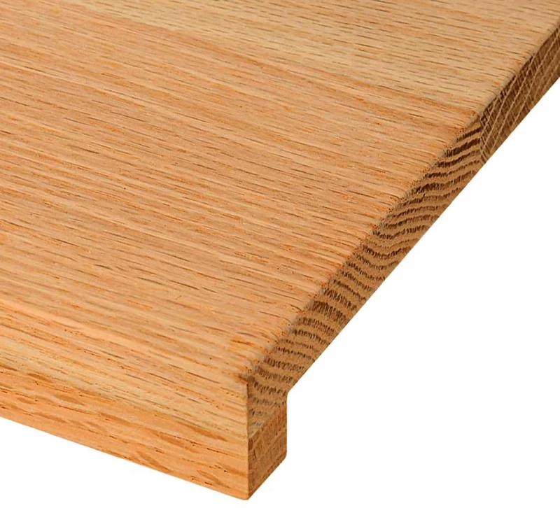 vidaXL Πατάκια Σκάλας 8 τεμ. Ανοιχτό Καφέ 110x30x2 cm Ξύλο Δρυός