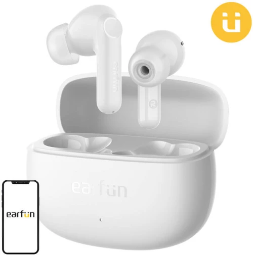Wireless earphones TWS EarFun Air life (white)