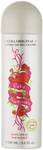 Σωματικό Άρωμα Cuba Heartbreaker 200 ml