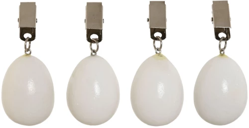 Σφιγκτήρας για τα Τραπεζομάντιλα Home ESPRIT Λευκό 3,5 x 3,5 x 5,5 cm