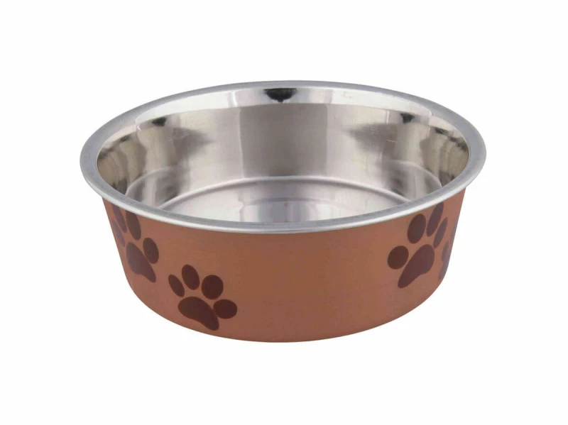 Ταΐστρα σκύλων Trixie Ανοξείδωτο ατσάλι Ø 12 cm 300 ml