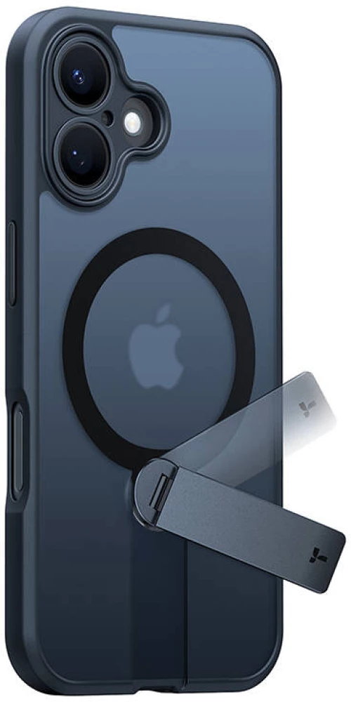 Torras Pstand Spin Case for iPhone 16 (Black)