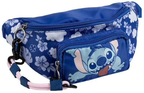 Τσάντα Mέσης Stitch Μπλε