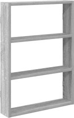 Ράφι τοίχου vidaXL Γκρι Sonoma 43x9x60 cm Κατασκευασμένο ξύλο