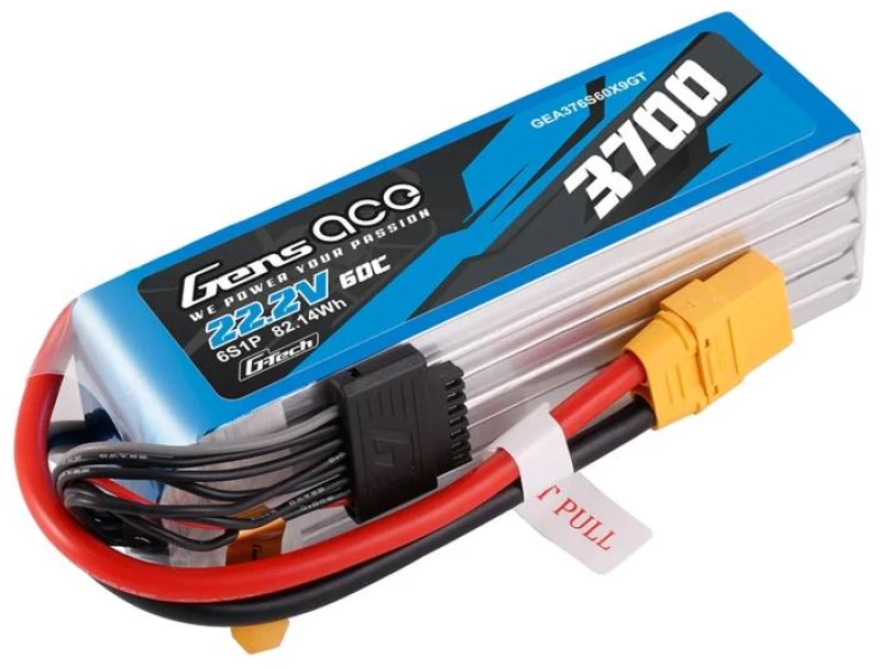 Συσσωρευτής Lipo Gens Ace G-Tech 3700mAh 22.2V 60C 6S1P XT90