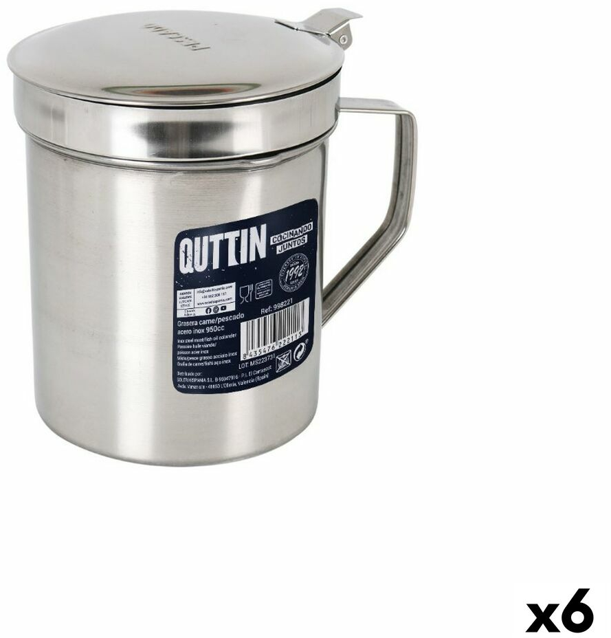 Σαλατιέρα Privilege 950 ml Ανοξείδωτο ατσάλι 15 x 12 x 14 cm (x6)