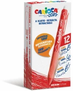 Μολύβι Carioca Oops Κόκκινο 0,7 mm (12 Τεμάχια)