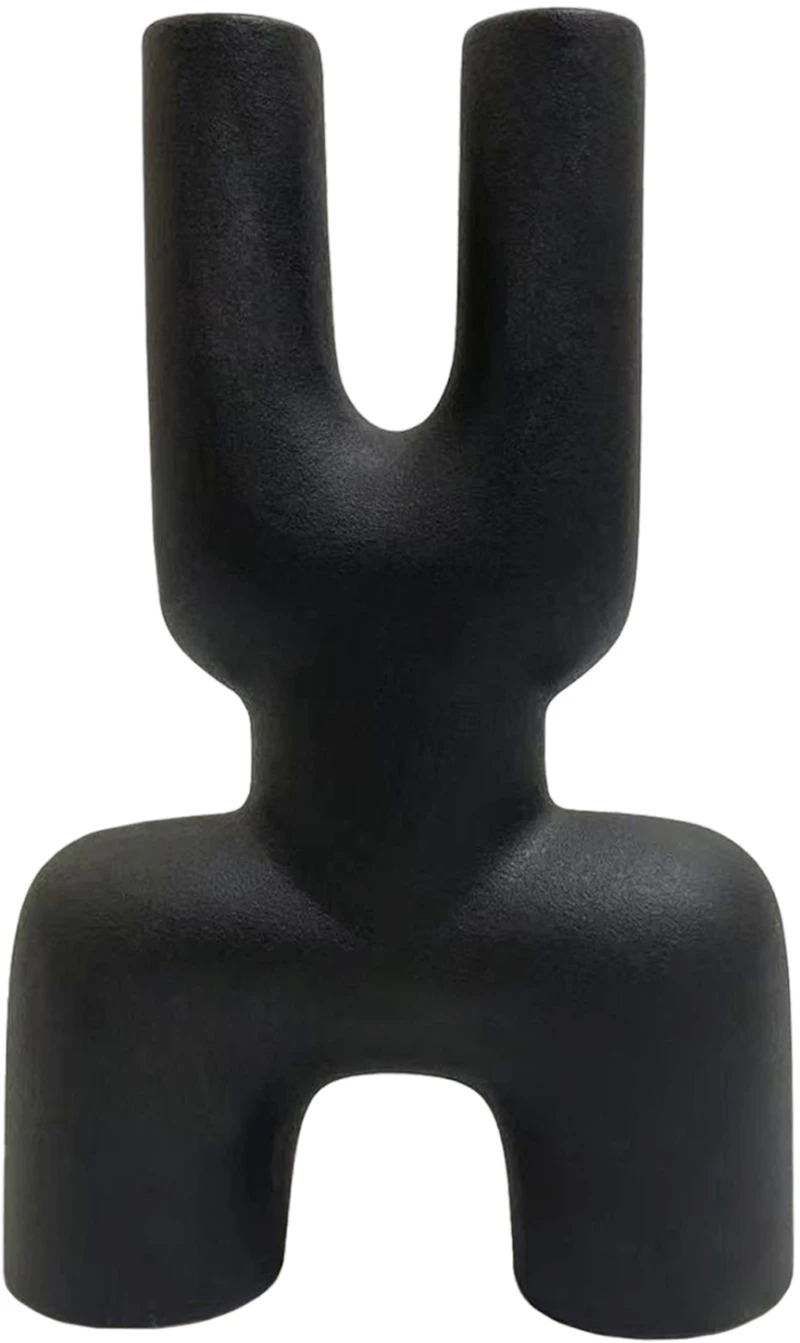 ΕΠΙΤΡΑΠΕΖΙΟ ΚΕΡΑΜΙΚΟ ΔΙΑΚΟΣΜΗΤΙΚΟ MANI HM4642.02 ΜΑΥΡΟ ΜΑΤ 15,5x6x23,5Υεκ