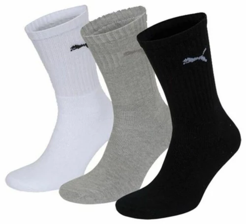 Αθλητικές Κάλτσες Puma SPORT (3 ζευγάρια) Λευκό Γκρι Μαύρο Πολύχρωμο