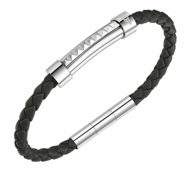 Ανδρικά Βραχιόλια Police PEAGB0001413 Δέρμα 18 cm