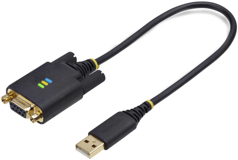 Καλώδιο USB Startech 1P1FFCN-USB-SERIAL Μαύρο 30 cm