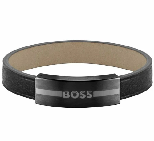 Ανδρικά Βραχιόλια Hugo Boss 1580490M Δέρμα 20 cm
