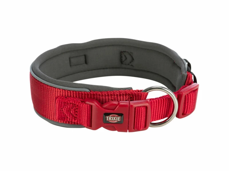 Κολλάρο Σκύλου Trixie Premium Κόκκινο Γραφίτης M/L 40-48 cm