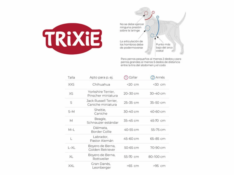 Κολλάρο Σκύλου Trixie Premium Κόκκινο Γραφίτης M/L 40-48 cm
