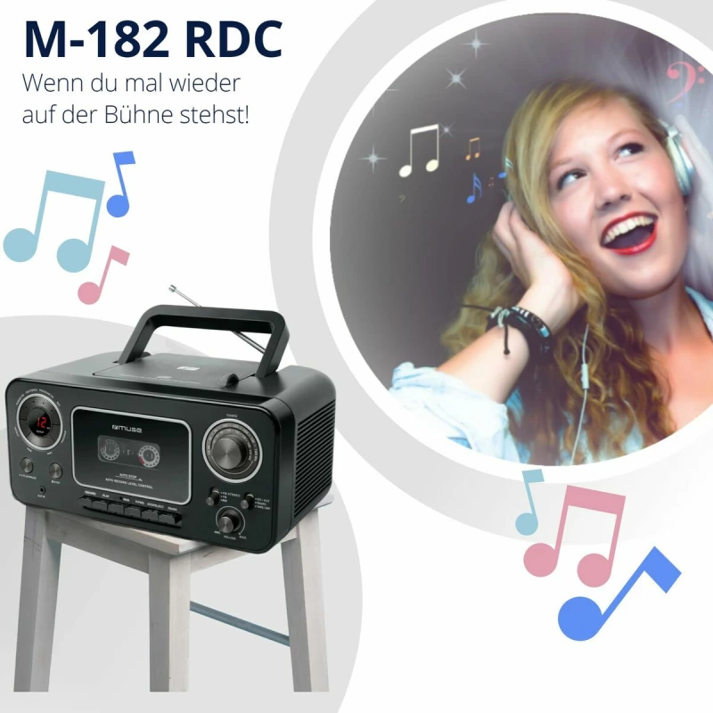 Ραδιοκασετόφωνο Muse M-182RDC