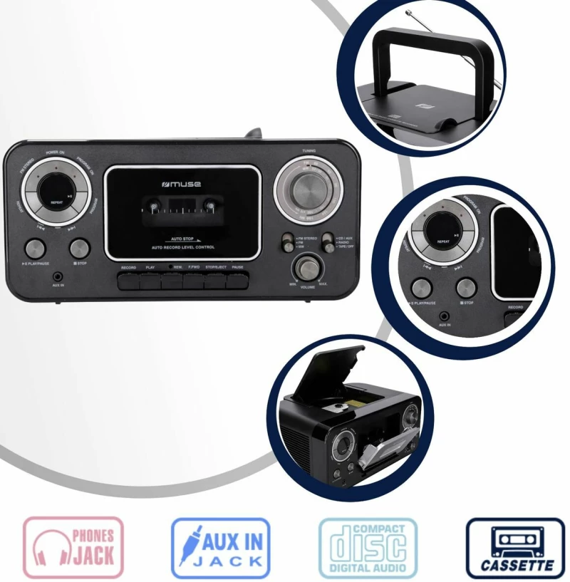 Ραδιοκασετόφωνο Muse M-182RDC