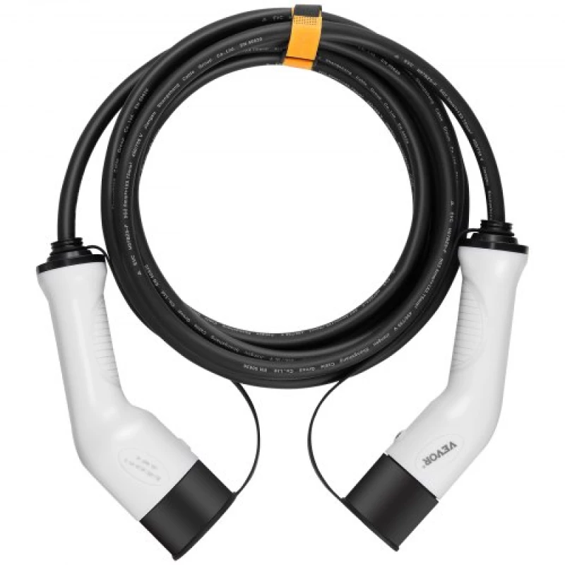 VEVOR Type 2 to Type 2 EV Charging Cable Electric Vehicle Cable 32A 5m 22kW TPU