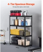 VEVOR Storage Shelves 20" D x 40" W x 57" H 4-tier Garage Storage Shelving