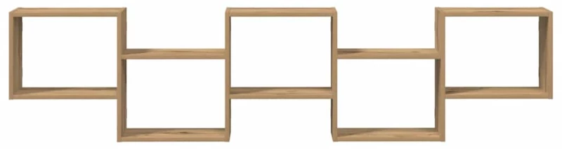 vidaXL Ράφι τοίχου με κύβους 5 διαμερισμάτων Engineered Wood