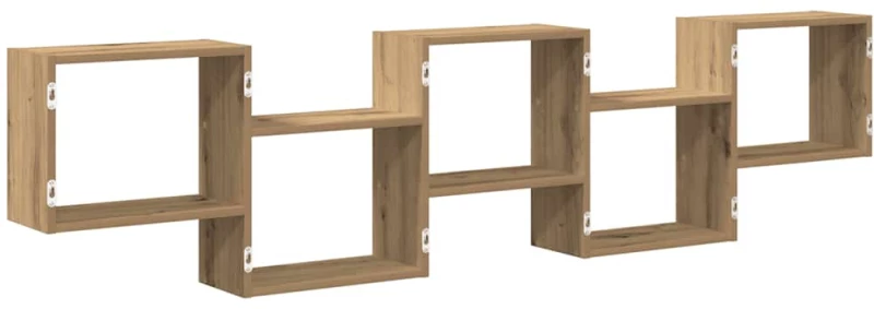 vidaXL Ράφι τοίχου με κύβους 5 διαμερισμάτων Engineered Wood
