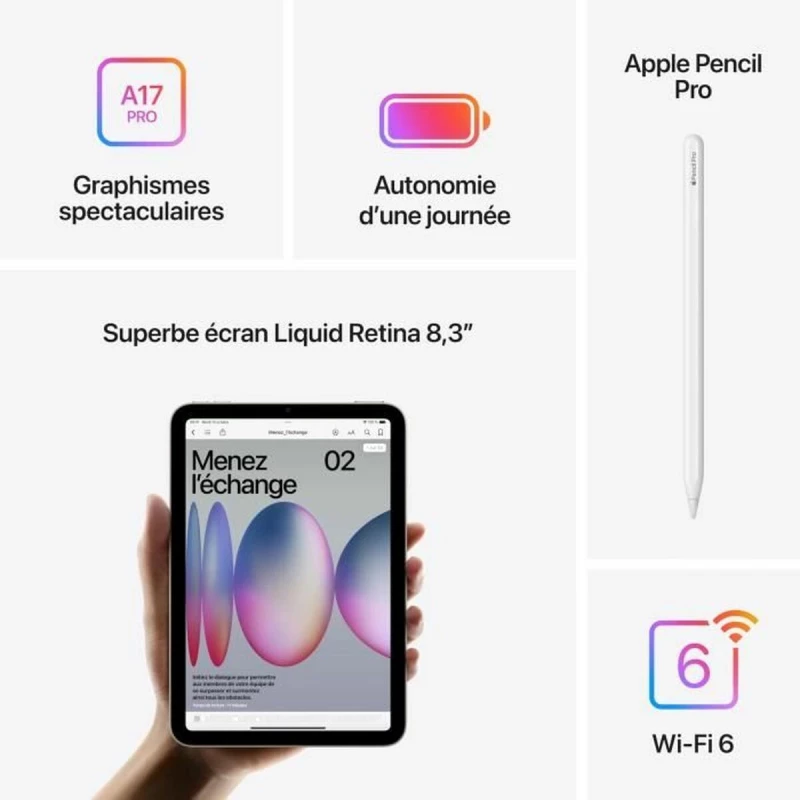 Tablet Apple Ipad Mini 8,3" starlight 512 GB