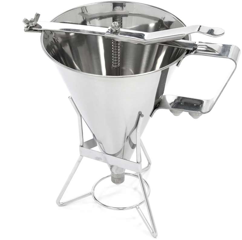 Batter Dispenser - 1,6L - Stainless Steel - Incl Dosing Button