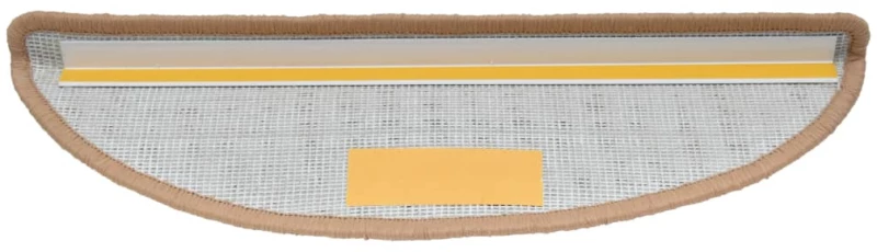 vidaXL Πατάκια Σκάλας 10 τεμ. Μπεζ 65 x 21 x 4 εκ.