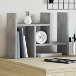 vidaXL Έπιπλο Οργάνωσης Γραφείου Γκρι Σκυρ 34,5x15,5x35,5εκ Επεξ. Ξύλο