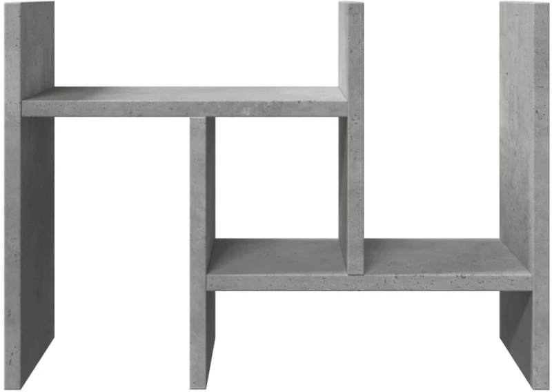 vidaXL Έπιπλο Οργάνωσης Γραφείου Γκρι Σκυρ 34,5x15,5x35,5εκ Επεξ. Ξύλο