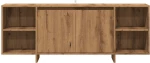 vidaXL Έπιπλο Τηλεόρασης Αρτισιανή Δρυς 130x35x50 εκ από Επεξεργ. Ξύλο