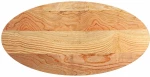 vidaXL Επιτραπέζια επιφάνεια Ανοιχτό Καφέ 120x60x2 εκ. Ξύλο Δρυός Οβάλ