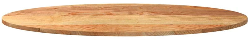 vidaXL Επιτραπέζια επιφάνεια Ανοιχτό Καφέ 120x60x2 εκ. Ξύλο Δρυός Οβάλ