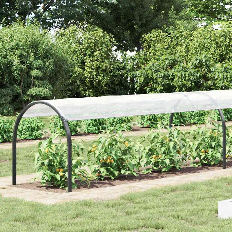vidaXL Σαφής μουσαμάς με οπές 1x12 m Πολυαιθυλένιο