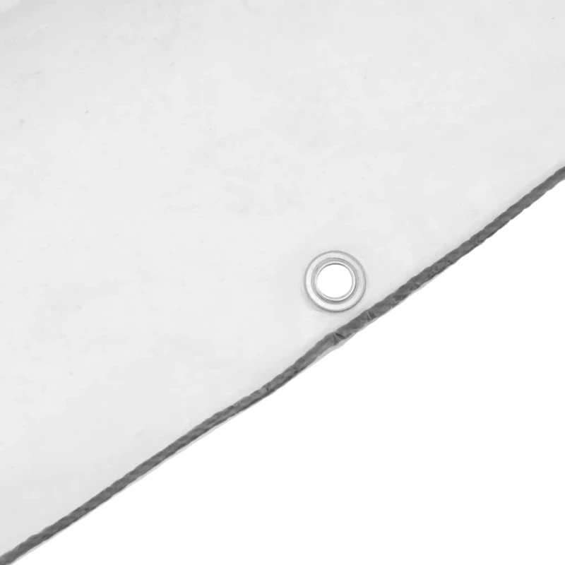 vidaXL Σαφής μουσαμάς με οπές 1x12 m Πολυαιθυλένιο
