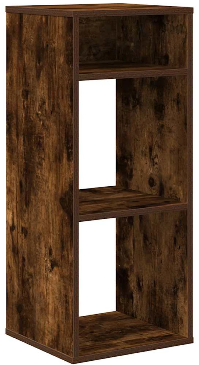 vidaXL Βιβλιοθήκη Καπνιστή Δρυς 34x31x80 εκ. από Επεξεργασμένο Ξύλο