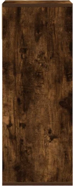 vidaXL Βιβλιοθήκη Καπνιστή Δρυς 34x31x80 εκ. από Επεξεργασμένο Ξύλο