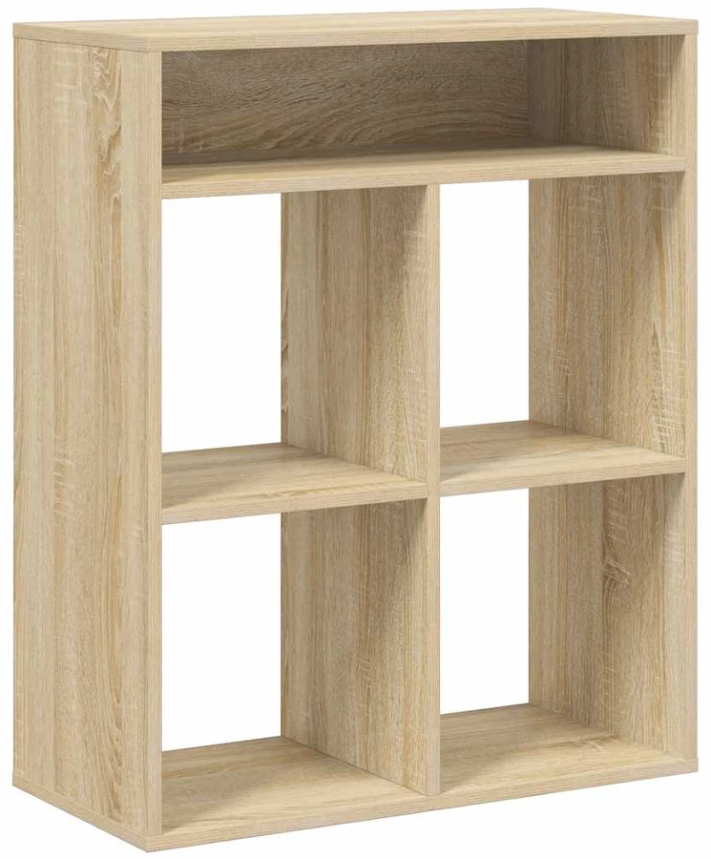 vidaXL Βιβλιοθήκη Χρώμα Sonoma Δρυς 66x31x80 εκ. Επεξεργασμένο Ξύλο