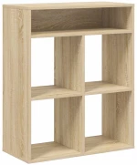 vidaXL Βιβλιοθήκη Χρώμα Sonoma Δρυς 66x31x80 εκ. Επεξεργασμένο Ξύλο