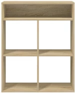 vidaXL Βιβλιοθήκη Χρώμα Sonoma Δρυς 66x31x80 εκ. Επεξεργασμένο Ξύλο