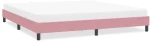 vidaXL Πλαίσιο κρεβατιού χωρίς στρώμα Ροζ 200x220 cm Βελούδινο