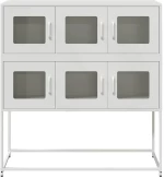 vidaXL Ντουλάπι Πράσινη Λαδί 100,5x39x107 εκ. από Χάλυβα Ψυχρής Έλασης