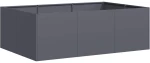 vidaXL Ζαρντινιέρα Ανθρακί 120x80x40 εκ. από Χάλυβα