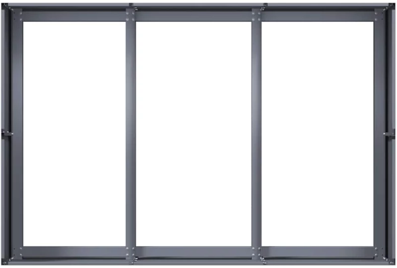 vidaXL Ζαρντινιέρα Ανθρακί 120x80x40 εκ. από Χάλυβα
