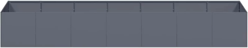 vidaXL Ζαρντινιέρα Ανθρακί 280x80x40 εκ. από Χάλυβα