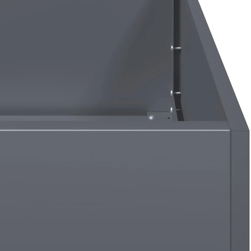 vidaXL Ζαρντινιέρα Ανθρακί 280x80x40 εκ. από Χάλυβα