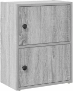 vidaXL Βιβλιοθήκη Γκρι Sonoma 40x24x52 εκ. από Επεξεργασμένο Ξύλο