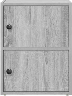 vidaXL Βιβλιοθήκη Γκρι Sonoma 40x24x52 εκ. από Επεξεργασμένο Ξύλο