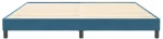 vidaXL Box Spring Κρεβάτι χωρίς στρώμα Σκούρο μπλε 200x220cm Βελούδινο