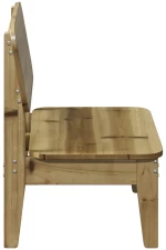Καρέκλα κήπου vidaXL 60x52,5x72 cm Εμποτισμένο ξύλο πεύκο